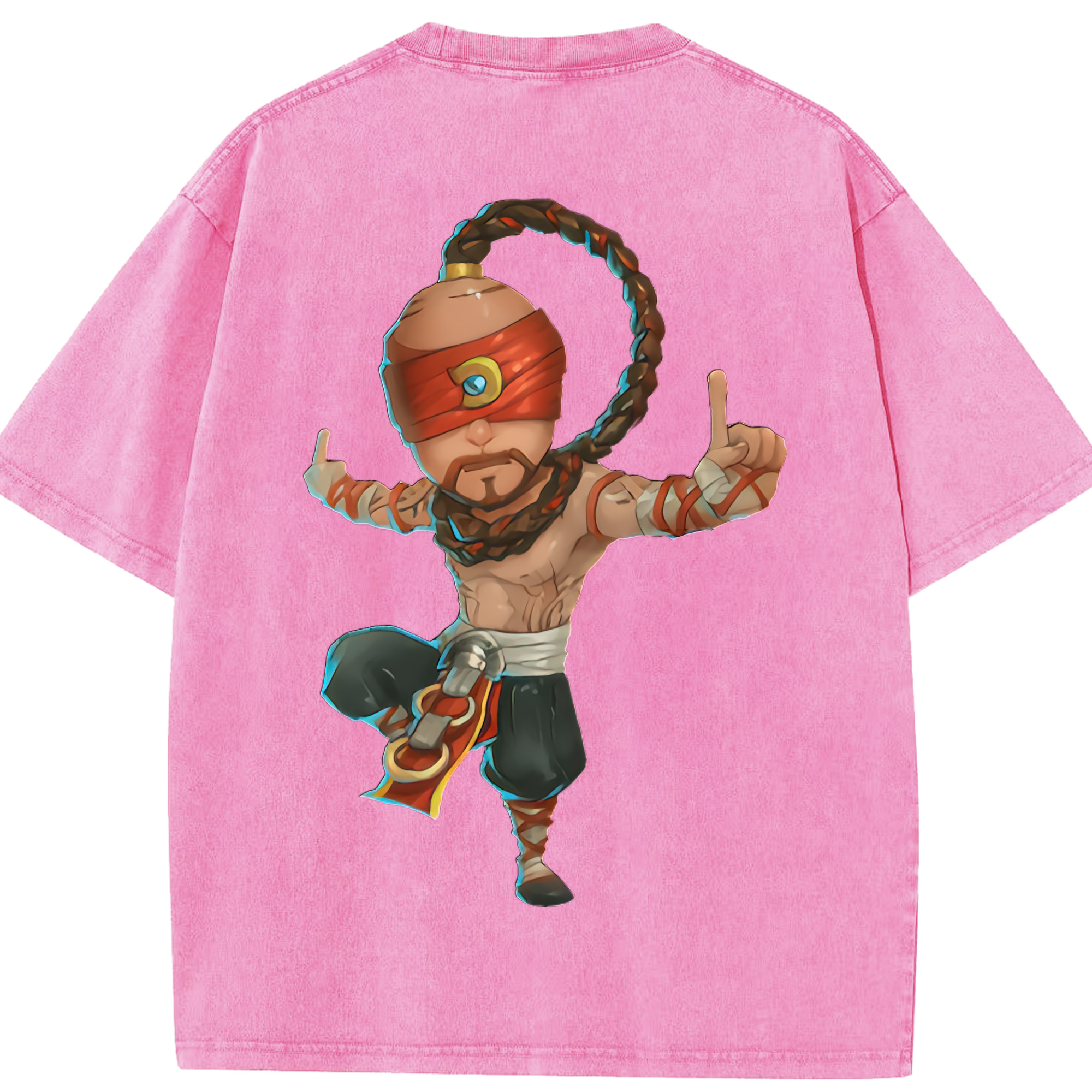 リーグ・オブ・レジェンド League of Legends LOL 綿100% ヴィンテージ風 半袖Tシャツ（背面プリント）